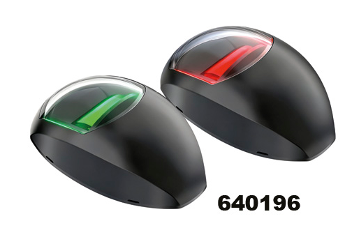 Navigation light SEAFLO LED Red/Green ABS Black IP67 2nm 10-30V 2W
