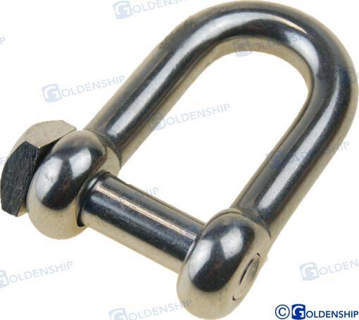 trawling d shackle, screw pin 25 mm
