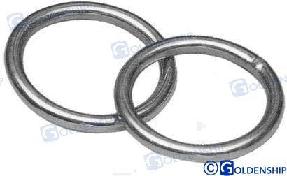 round ring, welded 6x35mm (pack 2)