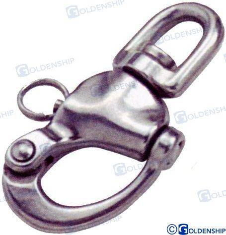 swivel snap shackle aisi-316 80 mm.