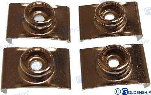 toplock stainless steel 22mm  (4pcs)