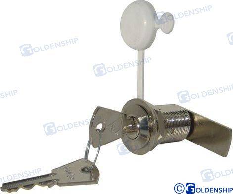cam lock with key 16mm.