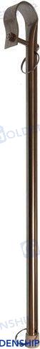 Flagpole for fixing to railings - Length 40cm - Ø12cm