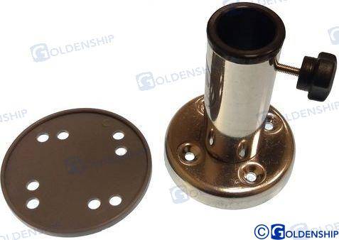 flag pole socket stright ø 22mm