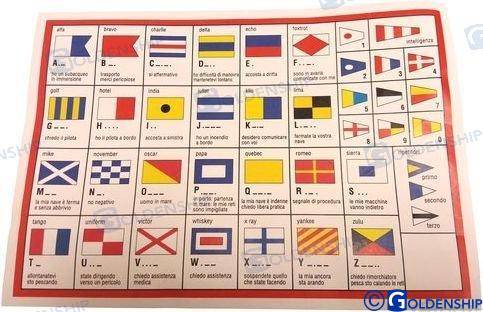 international code flag 30x45 cm