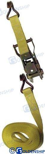 ratchet tie 1,5" - yellow - 6 m