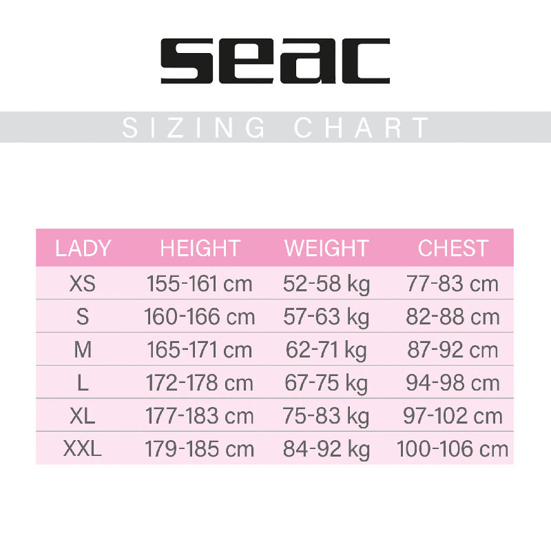 Wetsuit SEAC Relax Lady 2.2mm Size L