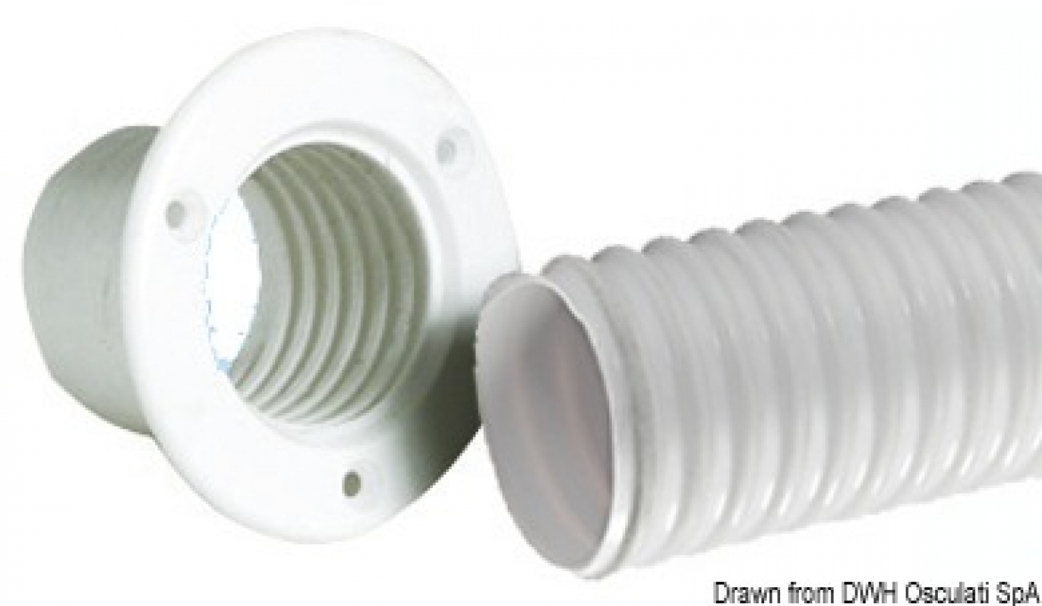Installation corrugation D.50mm - gray 1M