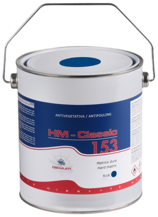 HM 153 - черный 2.5л Твердая матричная необрастающая краска на основе органических биоцидов, не содержащих солей меди.