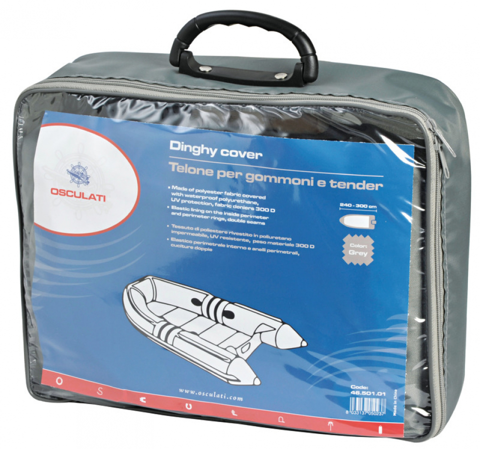 Boat cover for an inflatable boat from 240 cm to 300 cm NAV domāts transportēšanai!