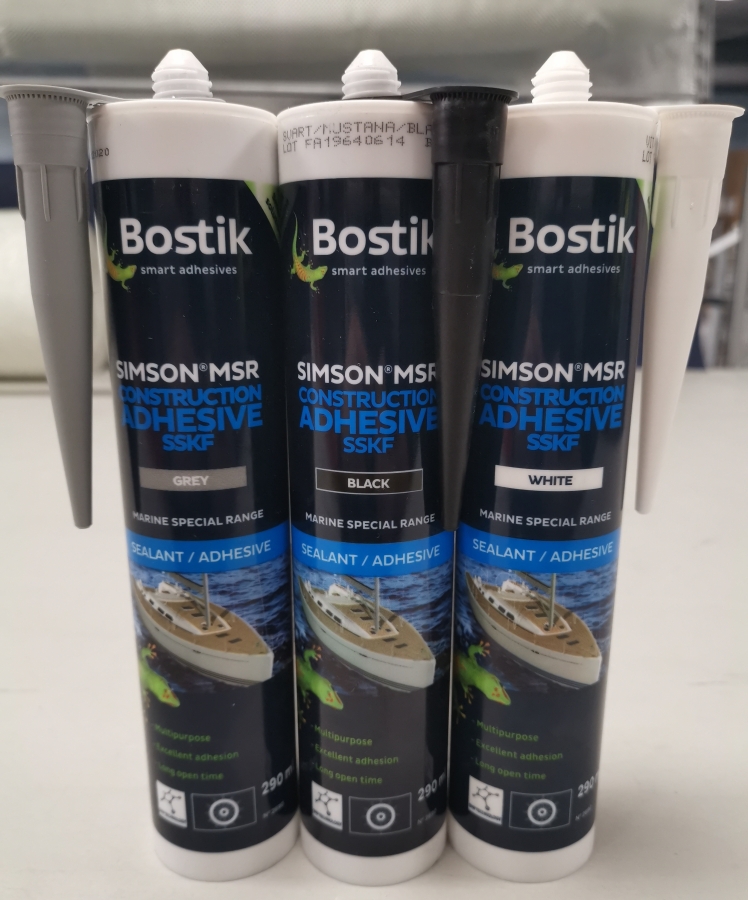 Boat paints, adhesives and care