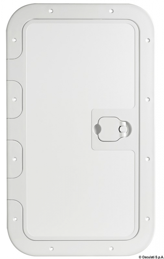 White inspection hatch anti-slip sufrace 350x600mm