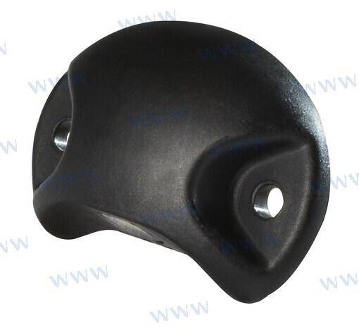 barbados black polymer courtesy light, w