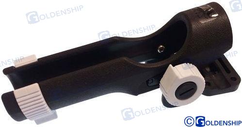 Fishing rod holder - Mounted on a horizontal surface