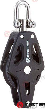 90mm single/becket/swivel shackle block