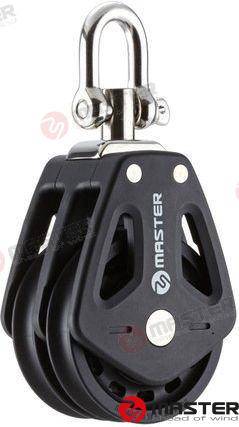 90mm double/swivel shackle block