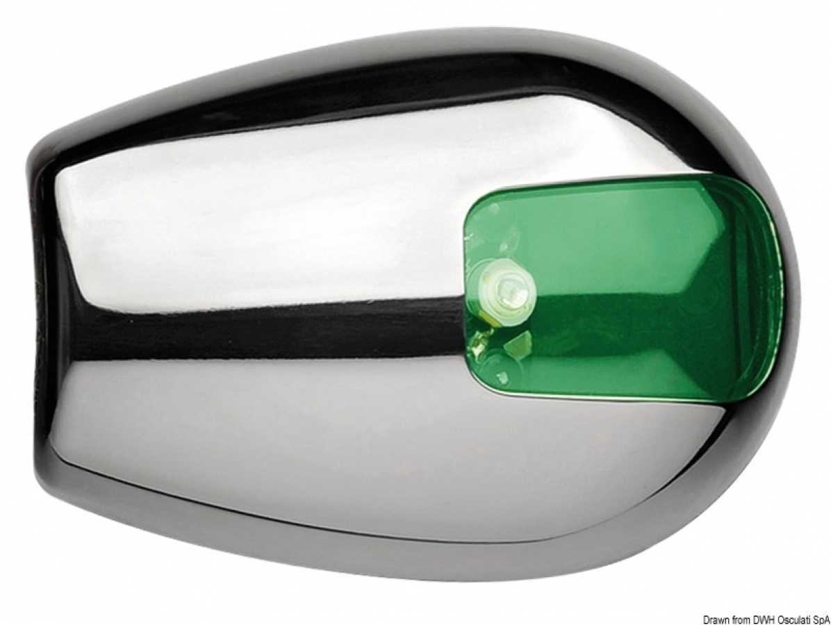 Sea-Dog led navigation light right bulkhead 12 m LED AISI 304