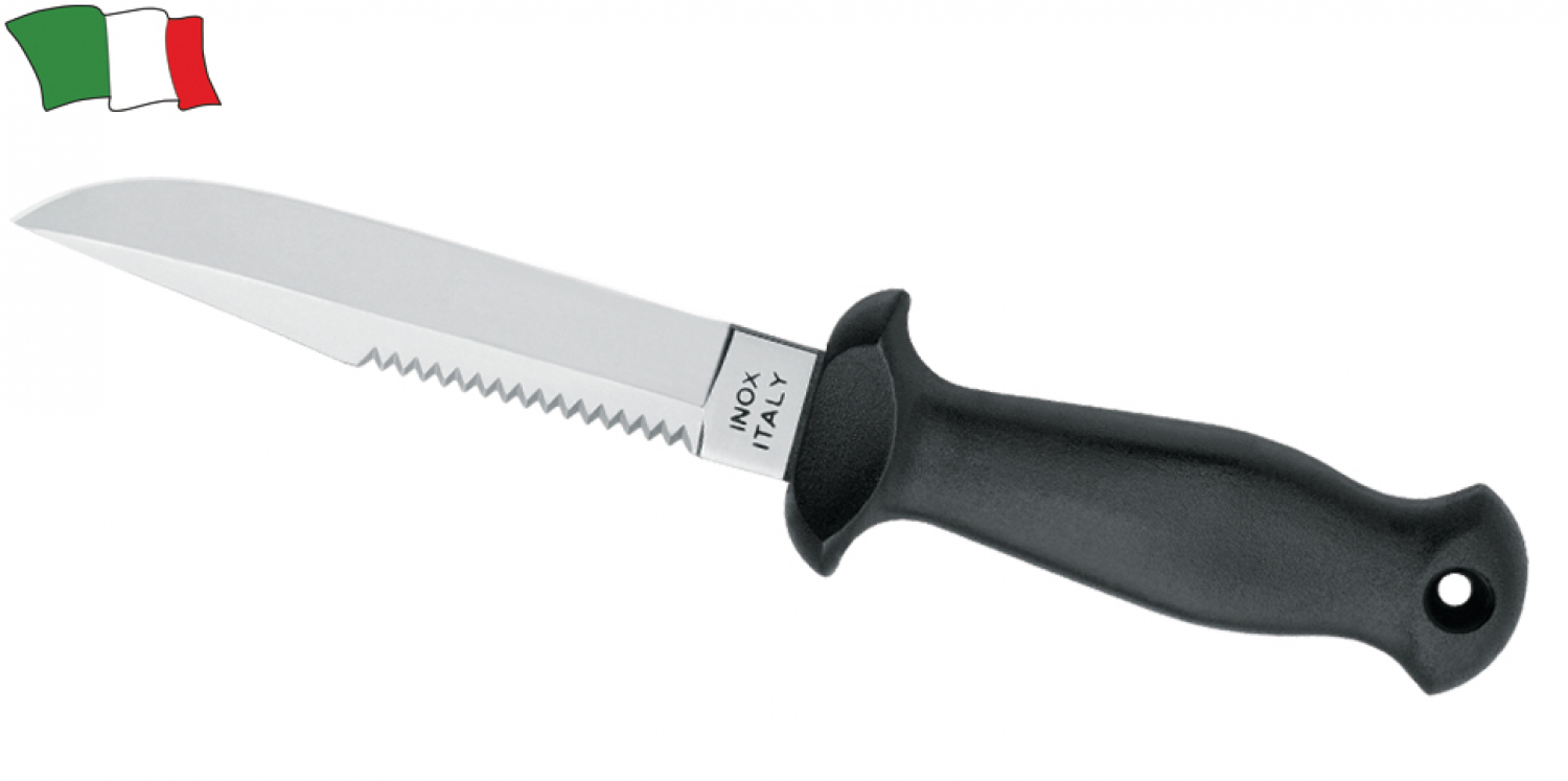 Divers knife Blade 11cm total 21cm Stainles steel
