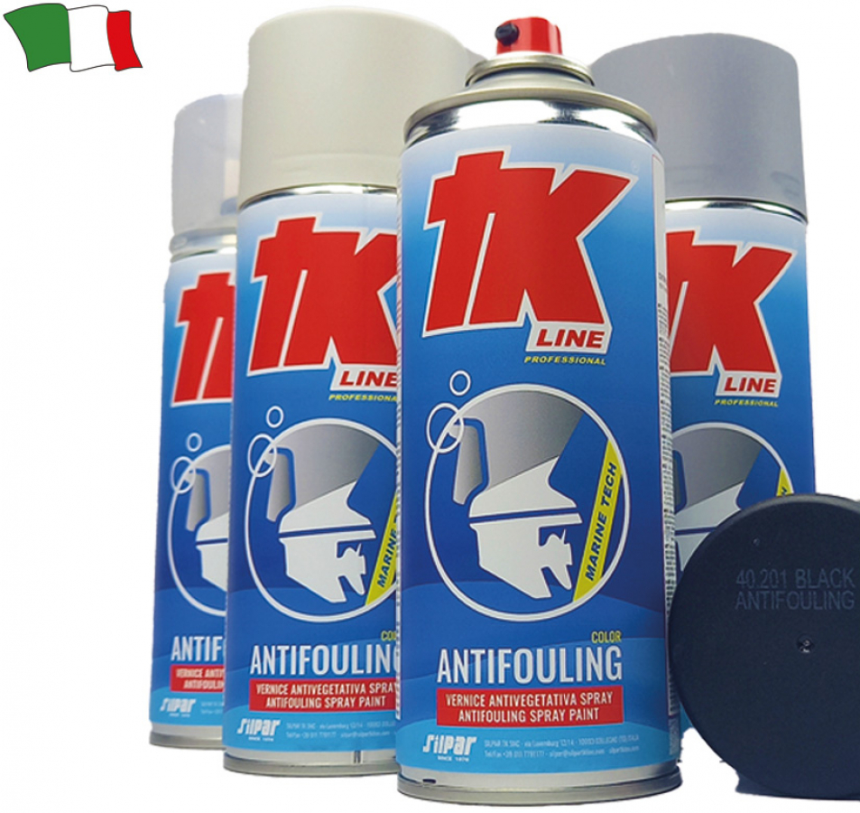 Antifouling transparent paint TK LINE in 400ml bottle - For reducers and propellers