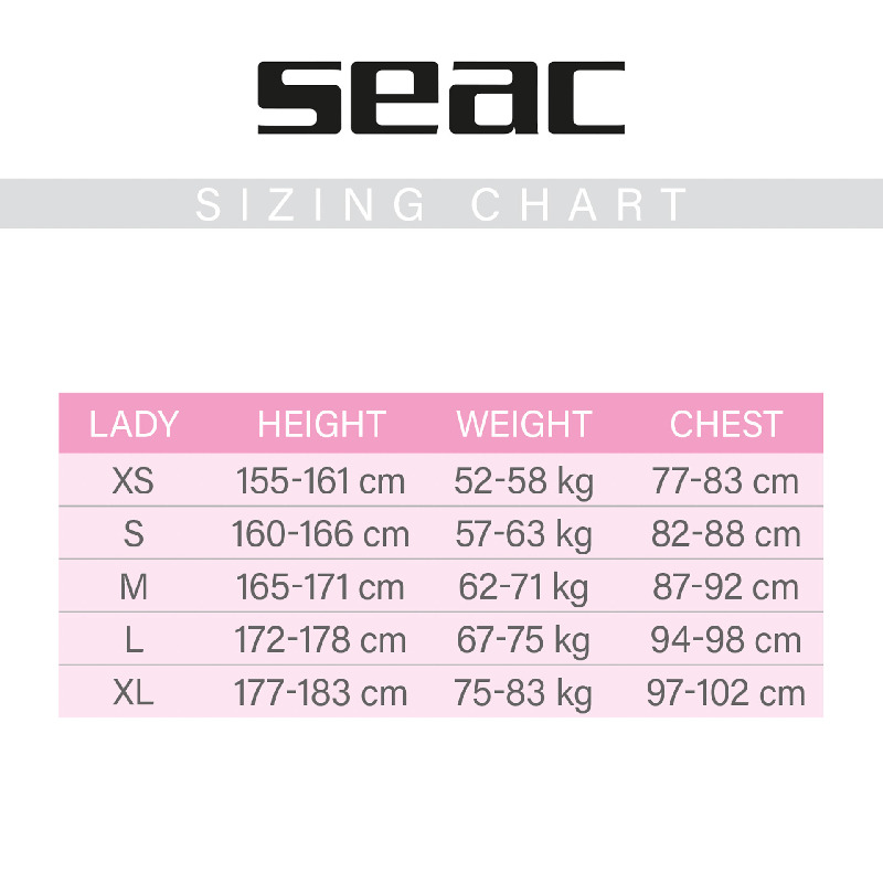 Neoprene shirt SEAC - women 2.5mm Size L