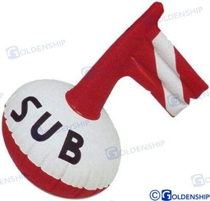 Diving buoy - marker MINI H 38cm x D. 15cm