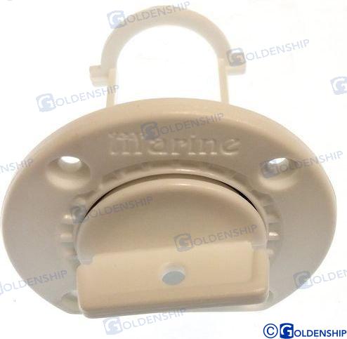 drain plug with socket white ABS  Ø67mm x Ø40mm