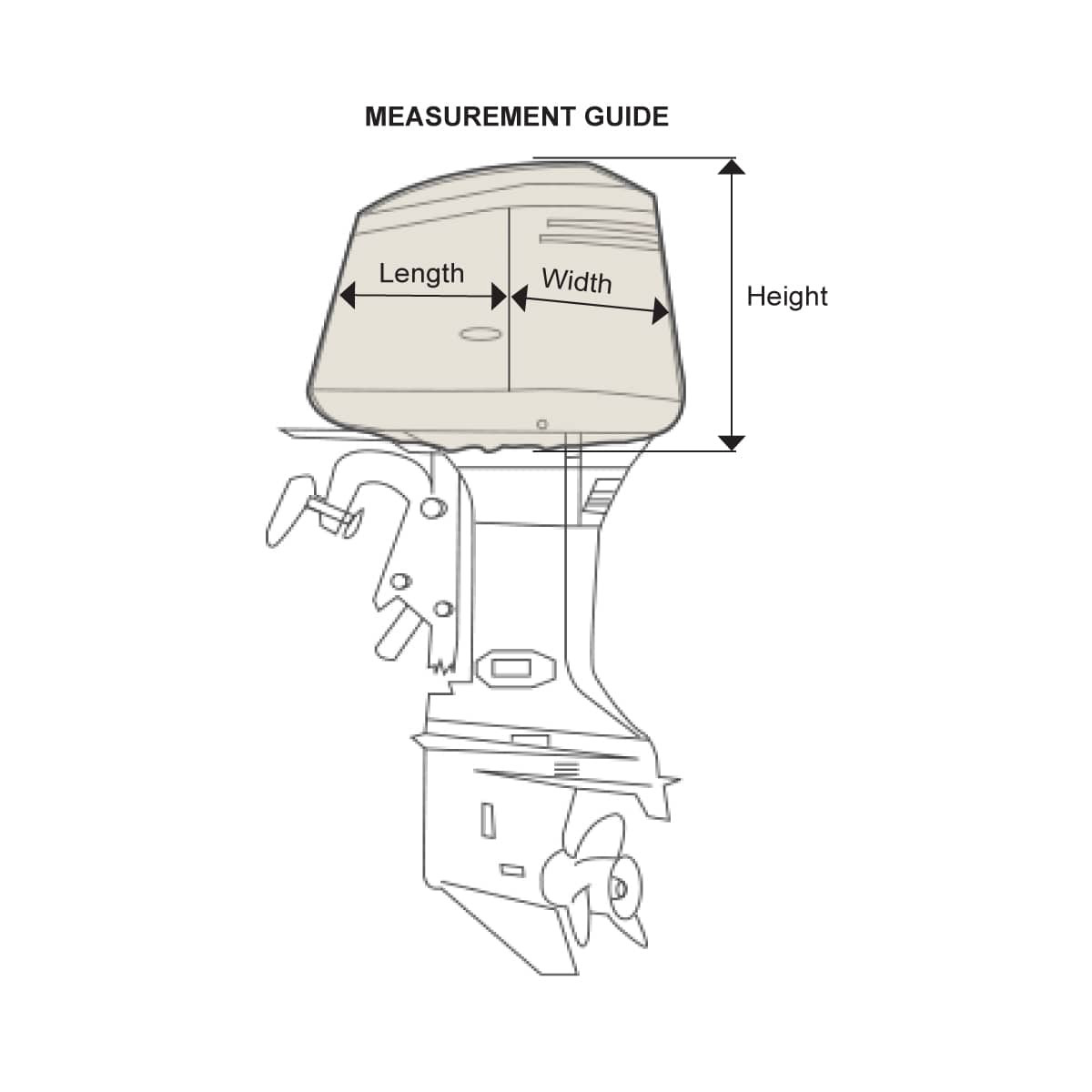outboard cover 115hp-150hp
