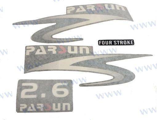 top cowling sticker for 2.6hp, F2.6-07000000