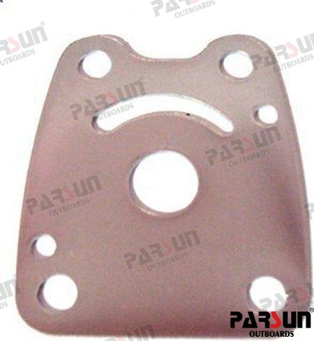 Пластина корпуса водяного насоса 4Hp OEM: Mercruiser: 96303M; Parsun: F4-03000015; Yamaha: 6E0-44323-00, 6E0-44323-00-00, 6E04432300
