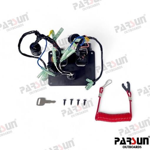 dual engine start key assy, F40-13000200