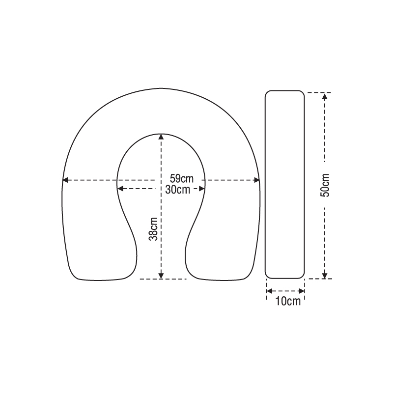 Horseshoe Quick RD142N - yellow - without certificates - for inland waters