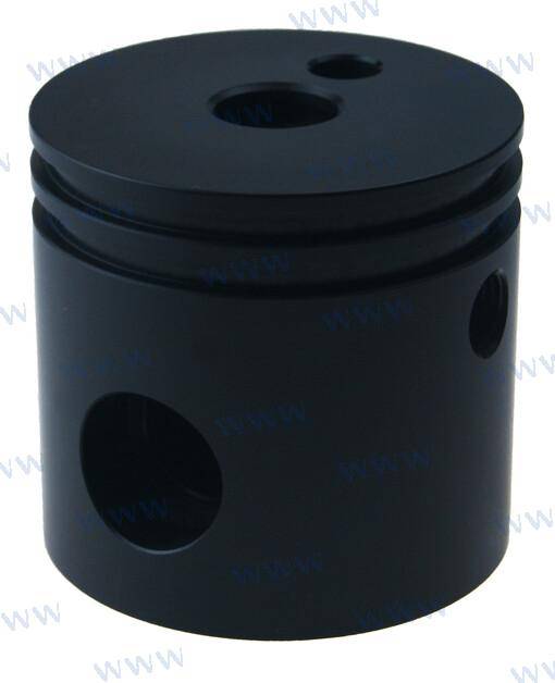 plug end dual 3" aw