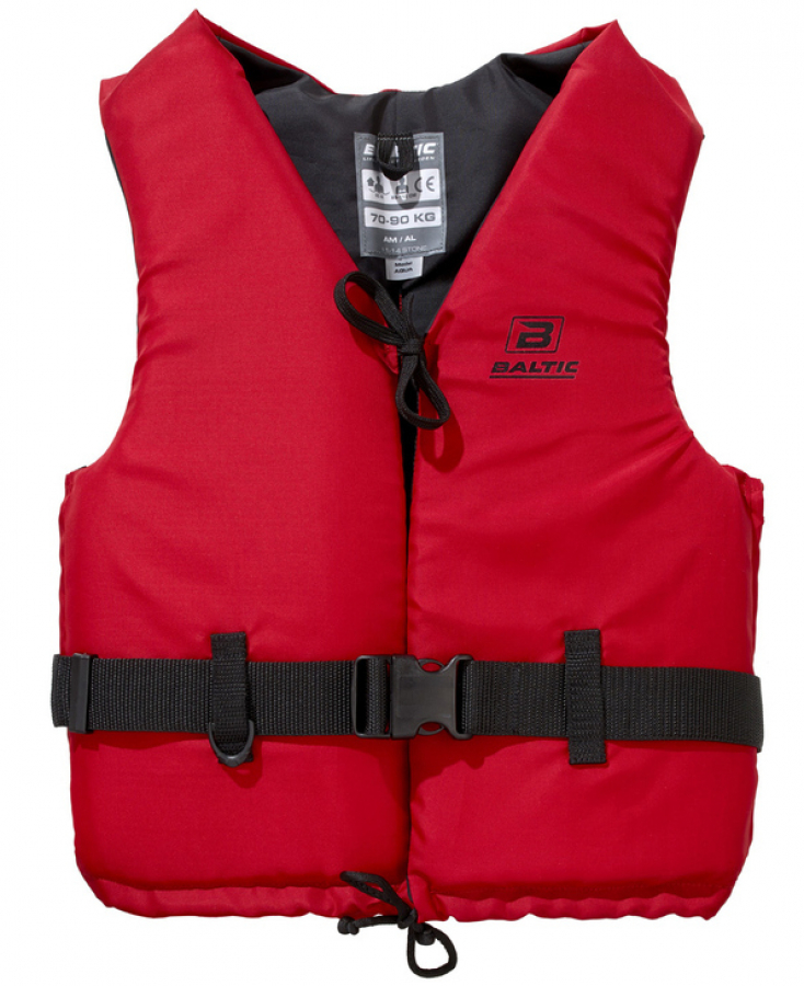Swimming vest Baltic Aqua Size XL 90+kg Color - red, Lifting capacity 50N