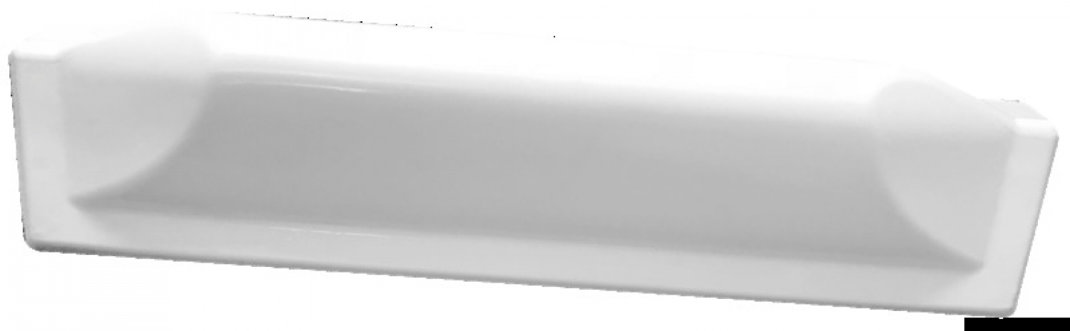 Защита для дока - белая - A- 8,5см, B- 7,4см, C-12см, D- 3,9см L - 43см