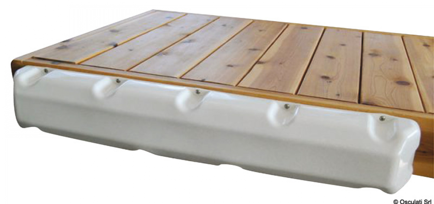 Dock protector - white L- 96cm Cross section 15x10 cm