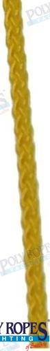 poliester rope 2 mm yellow 50 m