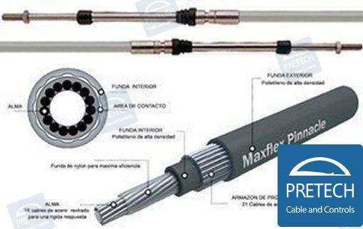 engine control cable 3300s ss 13ft 3,95 m