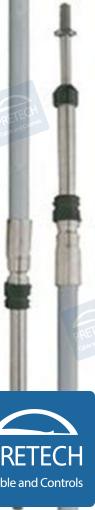 Remote control cable 4300C SS Heavy Duty 3.05m