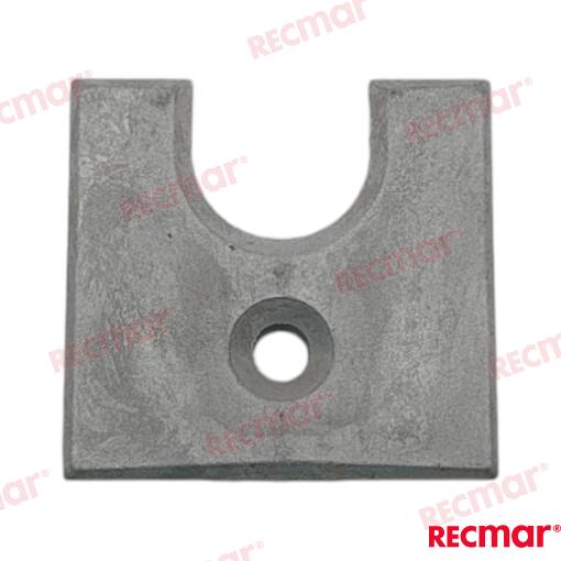 Plate 4.5-7hp 50x48mm Zinc for Mercruiser