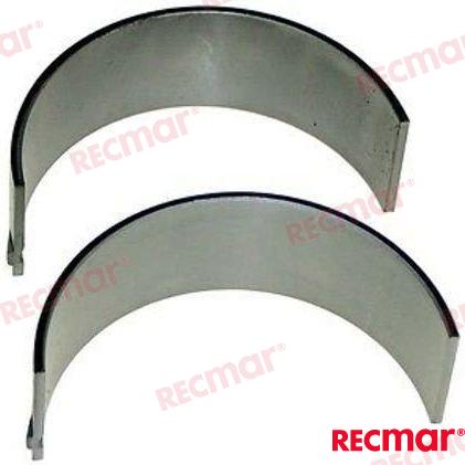 Bearing - connecting rod for a 181/350 block OEM: Mercruiser: 15961, 23-85701, 52221, 85701, 893502T02, FI1100305; Volvo: 3853149, 3856116
