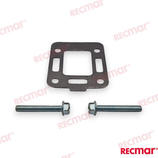 Exhaust Elbow Gasket Mounting Kit - Fits Mercruiser/Cummins 4 Cyl (1983-89)