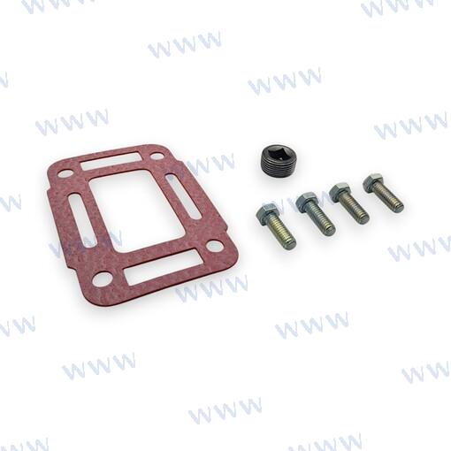 Exhaust Elbow Gasket Mounting kit - Fits Indmar V8 5.0 & 5.7 L