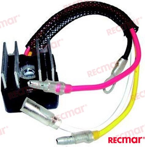 Voltage regulator for OEM: OMC: 5030356; Suzuki: 32800-92D01, 32800-95D00, 32800-95D01, 32800-95D02, 32800-95D02-000