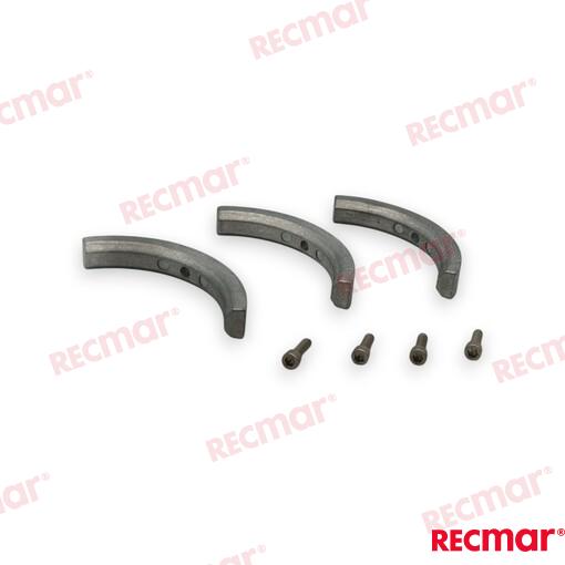 Anode Folding Prop. 4p Zinc for Volvo