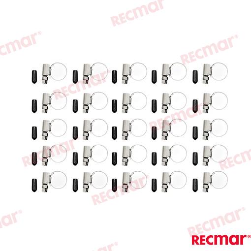 Hose Clamp AISI316 8-12 W5 (25 pcs)