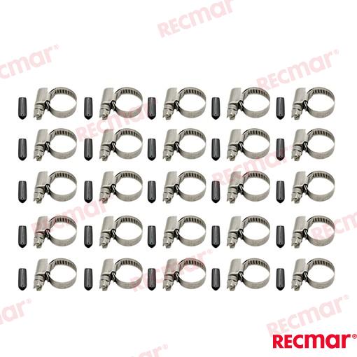 Hose Clamp AISI316 10-16 W5 (25 pcs)
