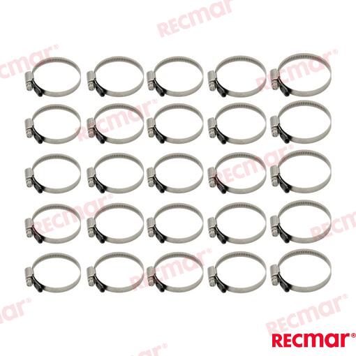 Hose Clamp AISI316 40-60 W5 (25 pcs)