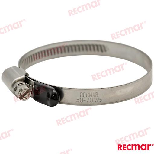 Hose Clamp AISI316 50-70 W5 (25 pcs)