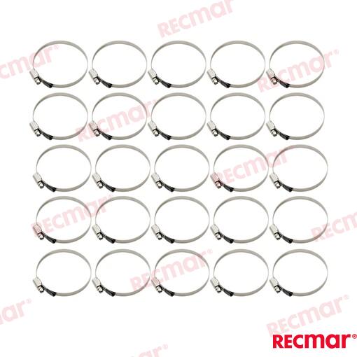 Hose Clamp AISI316 70-90 W5 (25 pcs)