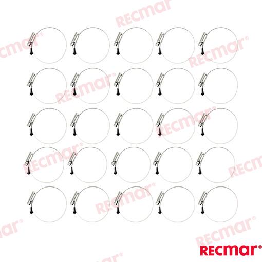 Hose Clamp AISI316 70-90 W5 (25 pcs)
